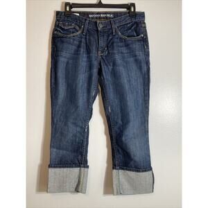 Banana Republic Capri Jeans Size 4 Womens Stretch Modern Skinny Blue Denim